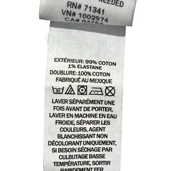 L.L. Bean Womens Favorite Fit Jeans Size 16 Regular Plaid Lining 99% Cotton - Picture 7 of 12